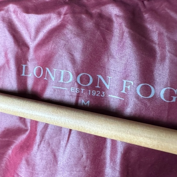 London Fog Down Insulated Full Zip Maroon Slim Puffer Sweater‎ Jacket Winter M - Picture 2 of 9